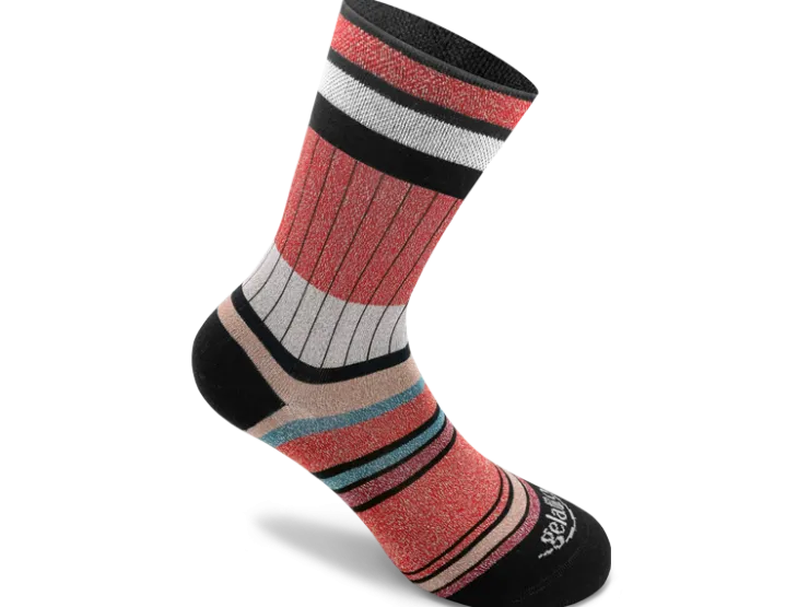 Calze*Gelattto CZ SPRIZ PIU LUREX ROSSO