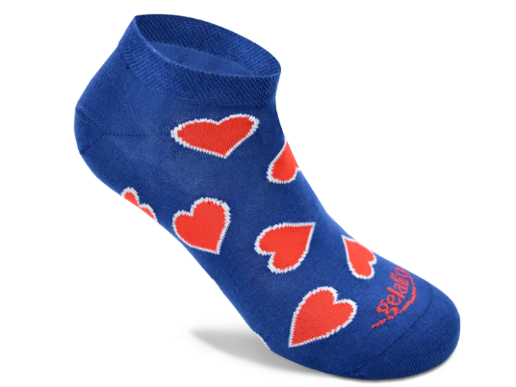 Calze*Gelattto SPRIZ BLUCUORI BLU/CUORI