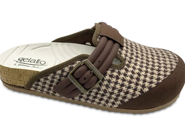 Woodstock Soft 2.0 Man Pied De Poule*Gelattto WOODSTOCK PIED DE POULE MAN 2.0 BROWN