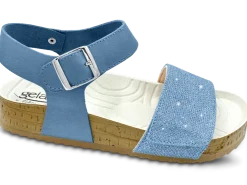 Woodstock Sandal*Gelattto WOODSTOCK SANDAL JEANS NAVY(JEANS)