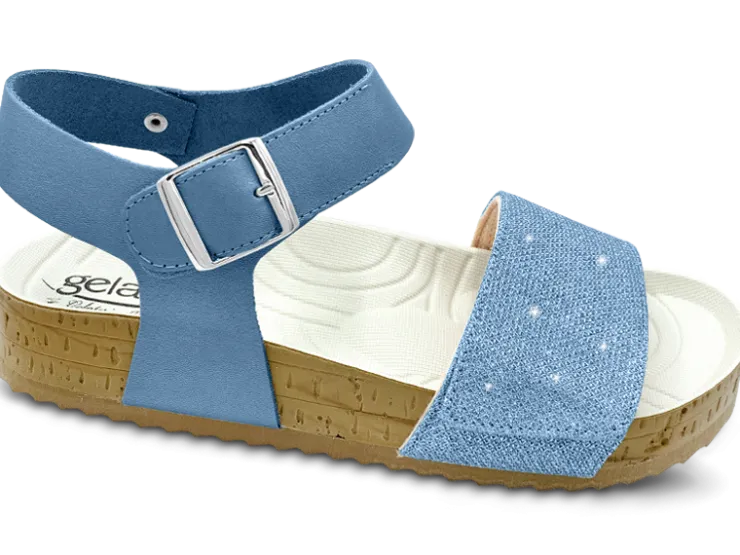 Woodstock Sandal*Gelattto WOODSTOCK SANDAL JEANS NAVY(JEANS)