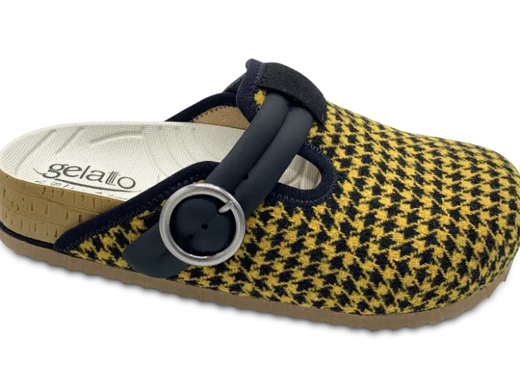 Woodstock Soft 2.0 Pied De Poule*Gelattto WOODSTOCK SOFT 2.0 PIED DE POULE GIANERO GIALLO/NERO